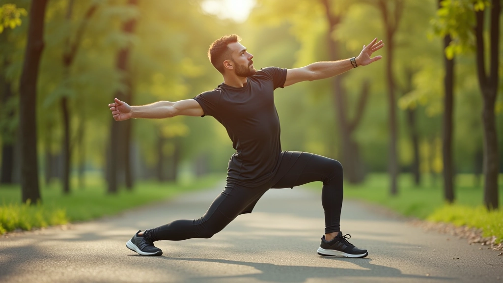 Senjoras atliekantis stretching pratimus po dviračio išvykos Vilniaus Žaliųjų ežerų parke, saulėta diena, ramūs judesiai